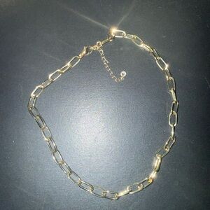 Gold Link Chain Necklace
